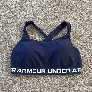 Under Armour Navy Cross-Back Sports Bra 1X
